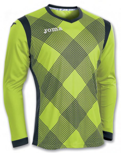 GOAL KEEPER T-SHIRT DERBY GREEN-BLACK L/S