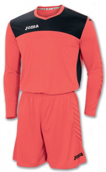 GOALKEEPER SET AREA IV ORANGE-BLACK T-SHIRT+SHORT