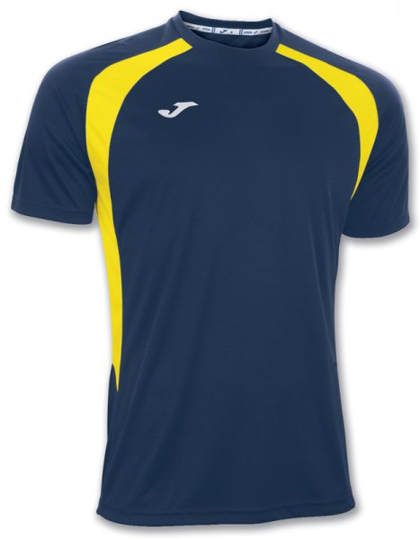 T-SHIRT CHAMPION III NAVY-YELLOW S/S