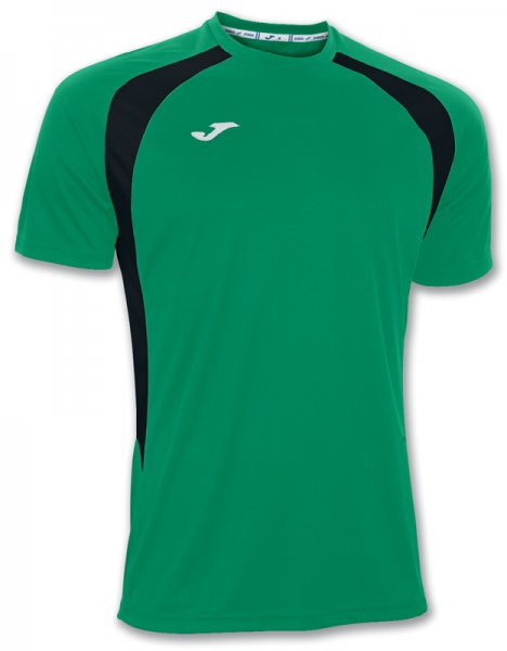 T-SHIRT CHAMPION III GREEN-BLACK S/S