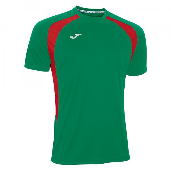 T-SHIRT CHAMPION III GREEN-RED S/S