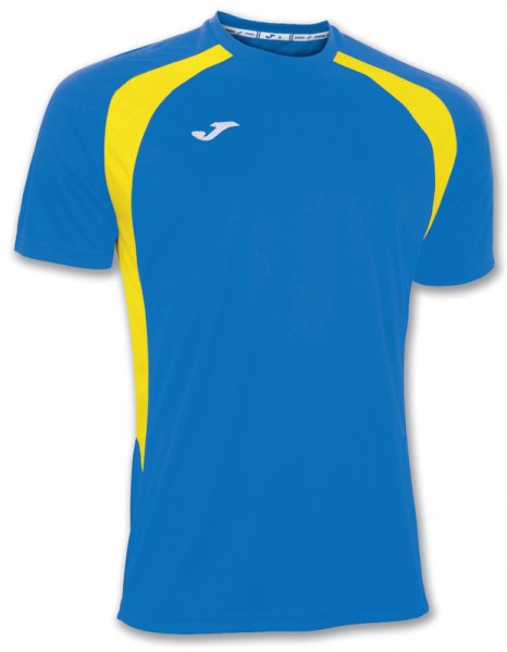 T-SHIRT CHAMPION III ROYAL-YELLOW S/S