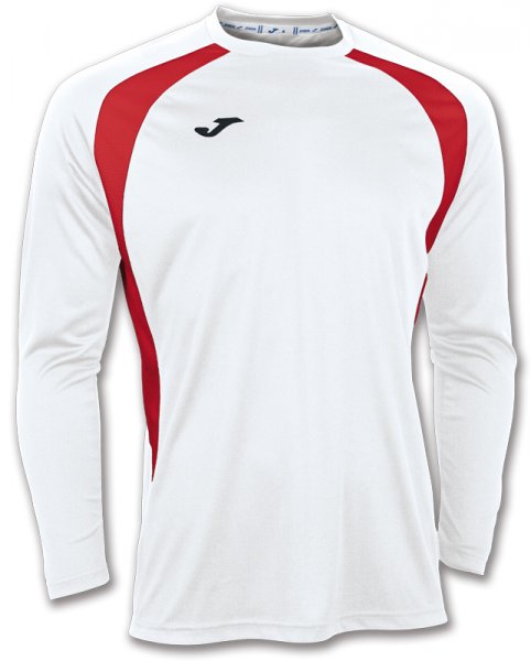 T-SHIRT CHAMPION III WHITE-RED L/S