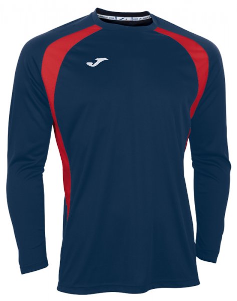 T-SHIRT CHAMPION III NAVY-RED L/S