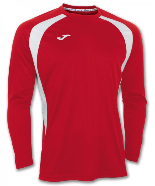 T-SHIRT CHAMPION III RED-WHITE L/S