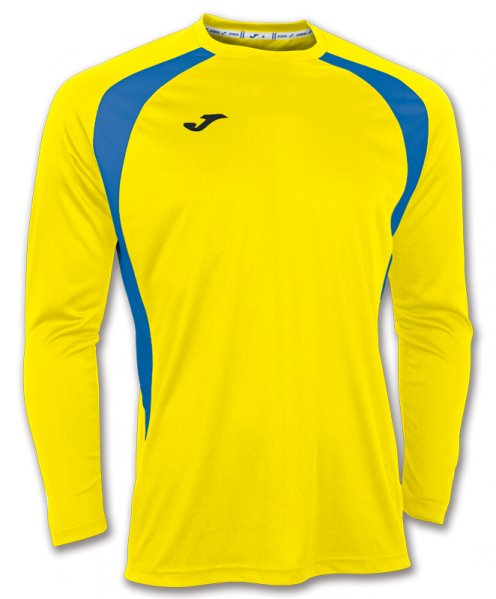 T-SHIRT CHAMPION III YELLOW-ROYAL L/S