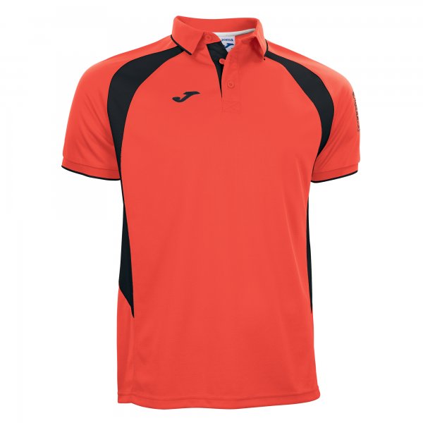 POLO CHAMPION III ORANGE-BLACK S/S