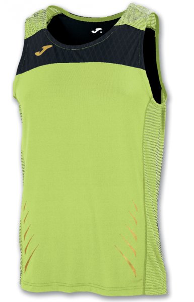 T-SHIRT ELITE IV GREEN-BLACK SLEEVELESS