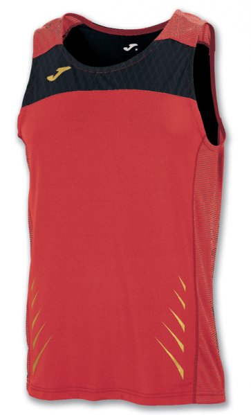T-SHIRT ELITE IV RED-BLACK SLEEVELESS