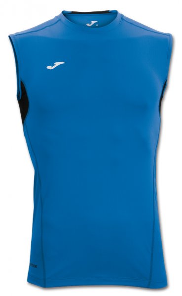 T-SHIRT SKIN ROYAL-BLACK SLEEVELESS