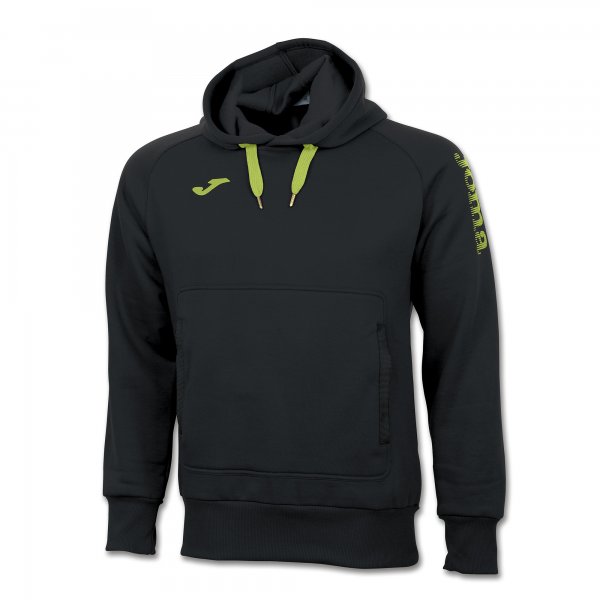 SWEATSHIRT STREET COMBI BLACK-GREEN
