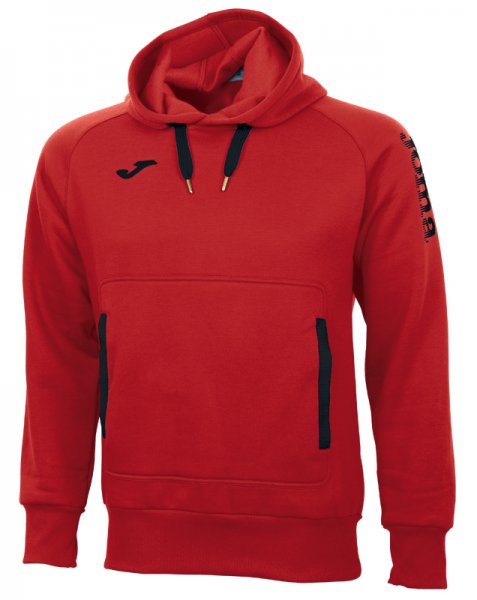 SWEATSHIRT STREET COMBI RED-BLACK