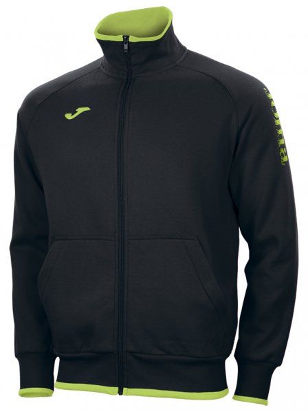 SWEATSHIRT STREET COMBI BLACK-GREEN