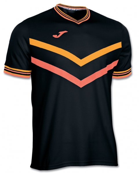 T-SHIRT TERRA BLACK-ORANGE S/S