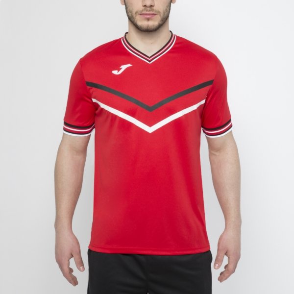 T-SHIRT TERRA RED-WHITE S/S