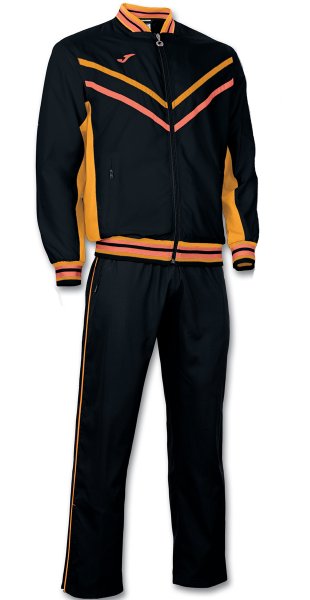 TRACKSUIT MICRO.TERRA BLACK-ORANGE