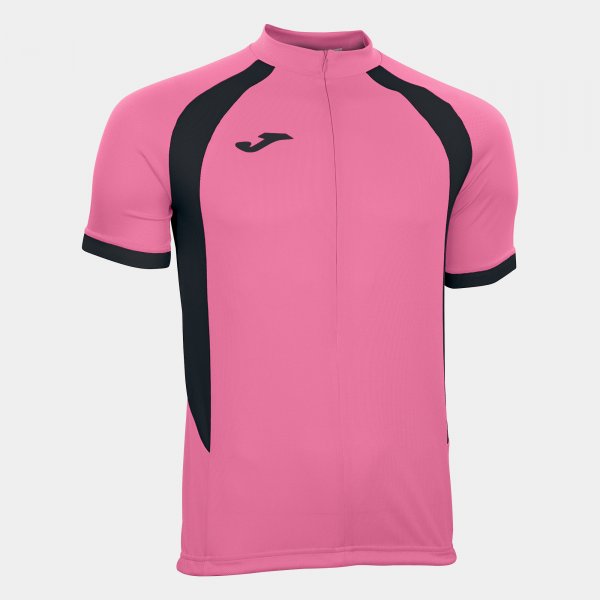 T-SHIRT DUATHLON PINK-BLACK S/S
