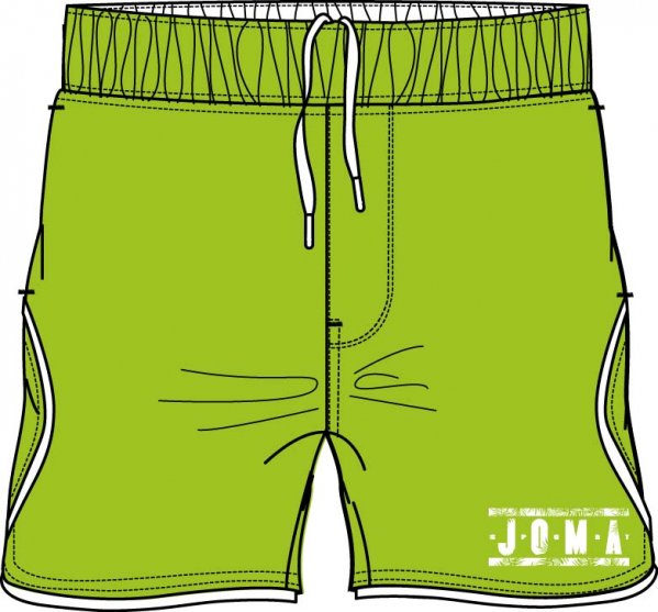SWIMSUIT GREEN-WHITE