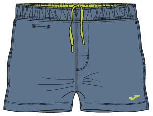 SWIMSUIT GREY-LIME
