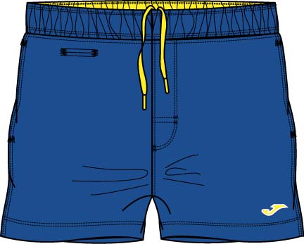 SWIMSUIT BLUE-YELLOW