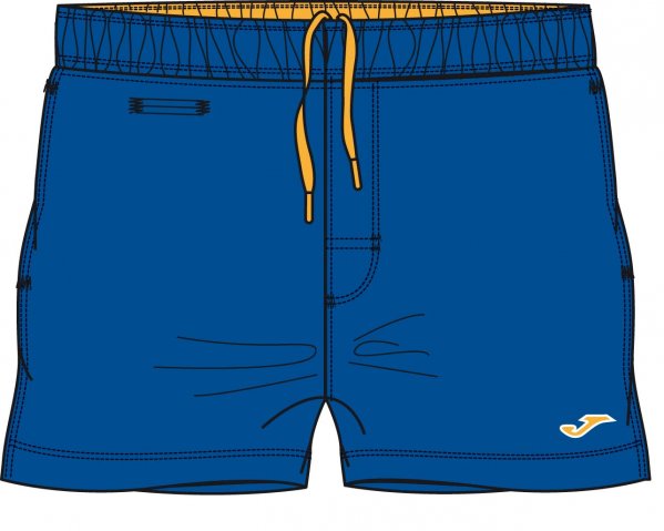 SWIMSUIT BLUE-ORANGE