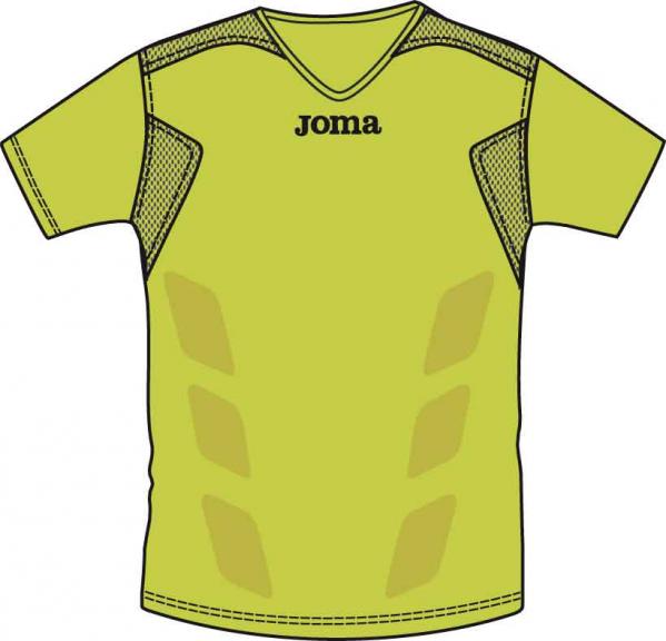 SHIRT S/S TEAM JOMA LIME