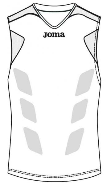 SHIRT WITHOUT SLEEVE TEAM JOMA WHITE