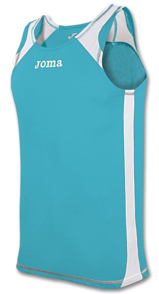 T-SHIRT SLEEVELESS RECORD TURQUOISE FLUOR