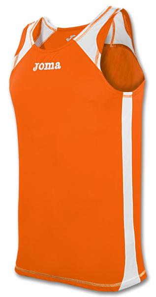 T-SHIRT SLEEVELESS RECORD ORANGE FLUOR