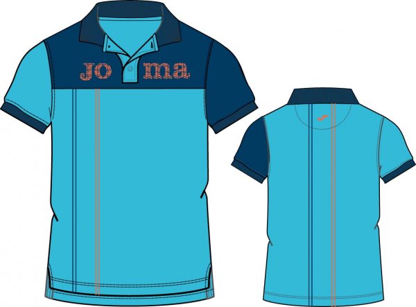 POLO TURQUOISE-NAVY S/S