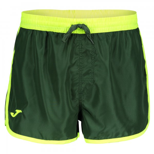SWIMSUIT SHORT GREEN-YELLOW