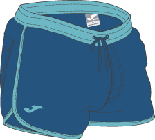 SWIMSUIT SHORT NAVY-SKYBLUE