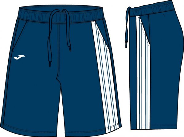 SHORT NAVY-WHITE
