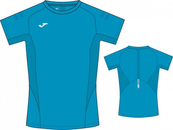 T-SHIRT RUNNING TURQUOISE S/S