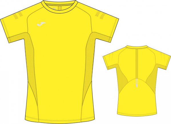 T-SHIRT RUNNING YELLOW S/S