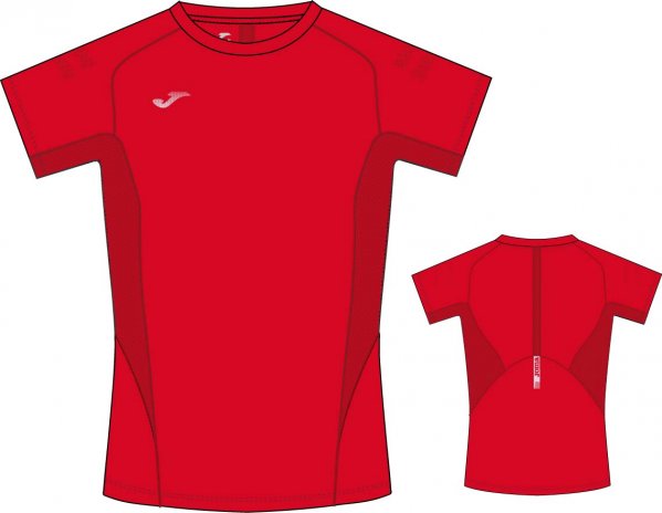 T-SHIRT RUNNING RED S/S