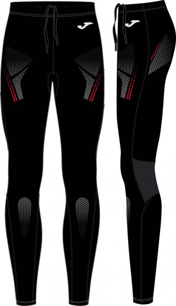 LONG TIGHTS RUNNING BLACK-RED