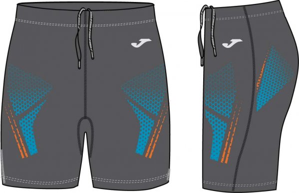 SHORT TIGHTS RUNNING GREY-BLUE