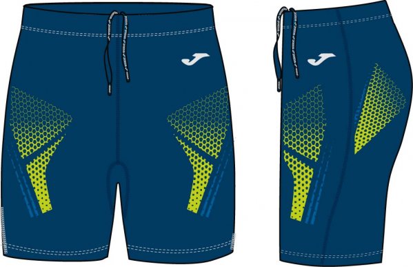 SHORT TIGHTS RUNNING NAVY-GREEN