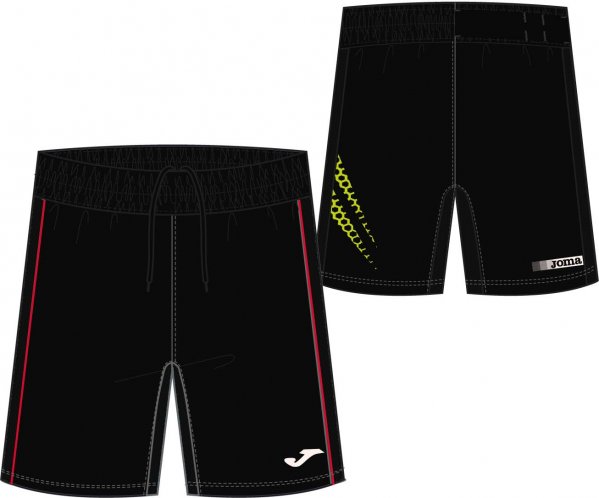 BERMUDA RUNNING BLACK-RED