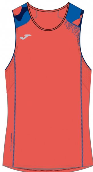 T-SHIRT RUNNING ORANGE FLUOR SLEEVELESS