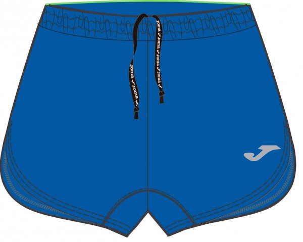 SHORT RUNNING ROYAL-GREEN FLUOR