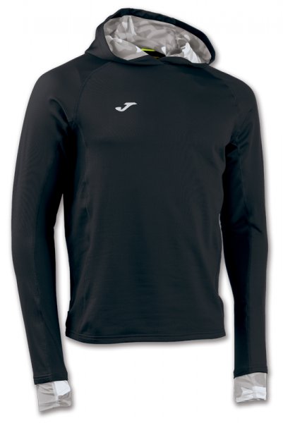 SWEATSHIRT HOOD OLIMPIA BLACK