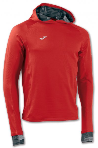 SWEATSHIRT HOOD OLIMPIA RED