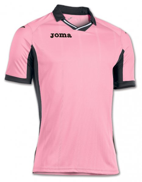 T-SHIRT PINK-BLACK S/S