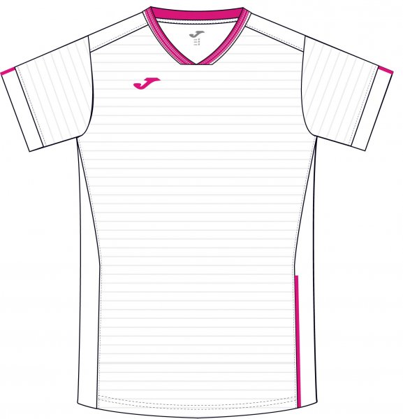 T-SHIRT TORNEO WHITE-PINK S/S