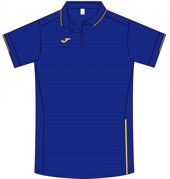 POLO TORNEO  BLUE-YELLOW S/S