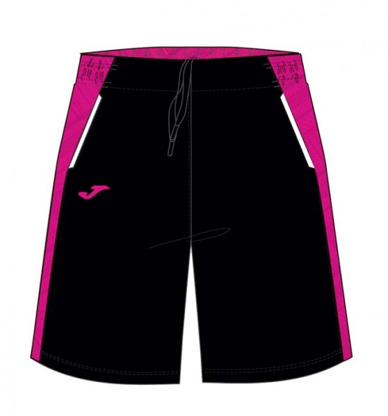SHORT TORNEO BLACK-FUCHSIA