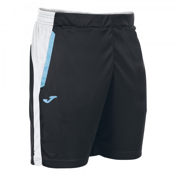 SHORT TORNEO INTERLOCK BLACK-WHITE