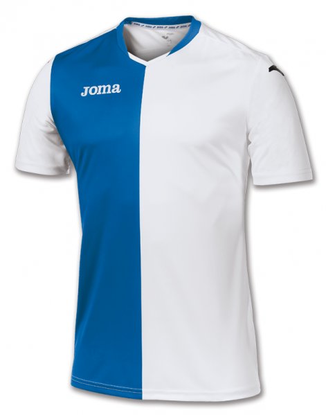T-SHIRT PREMIER WHITE-ROYAL S/S